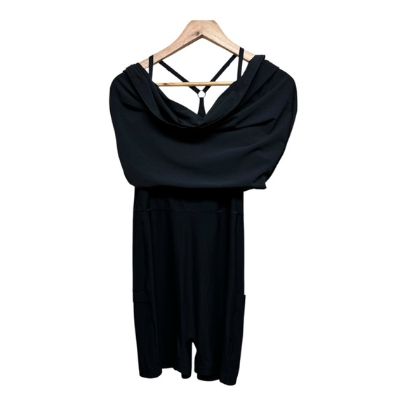 Outdoor Voices The Exercise Dress Black Size Large NWT | Built-In Shorts - Picture 5 of 10